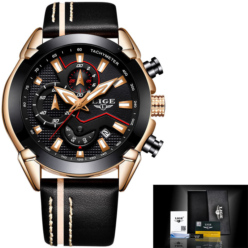 Men's Multifunction Night Light Watch