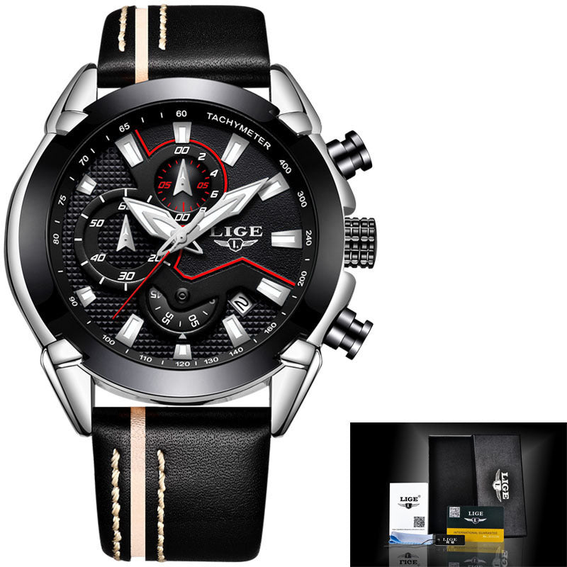 Men's Multifunction Night Light Watch