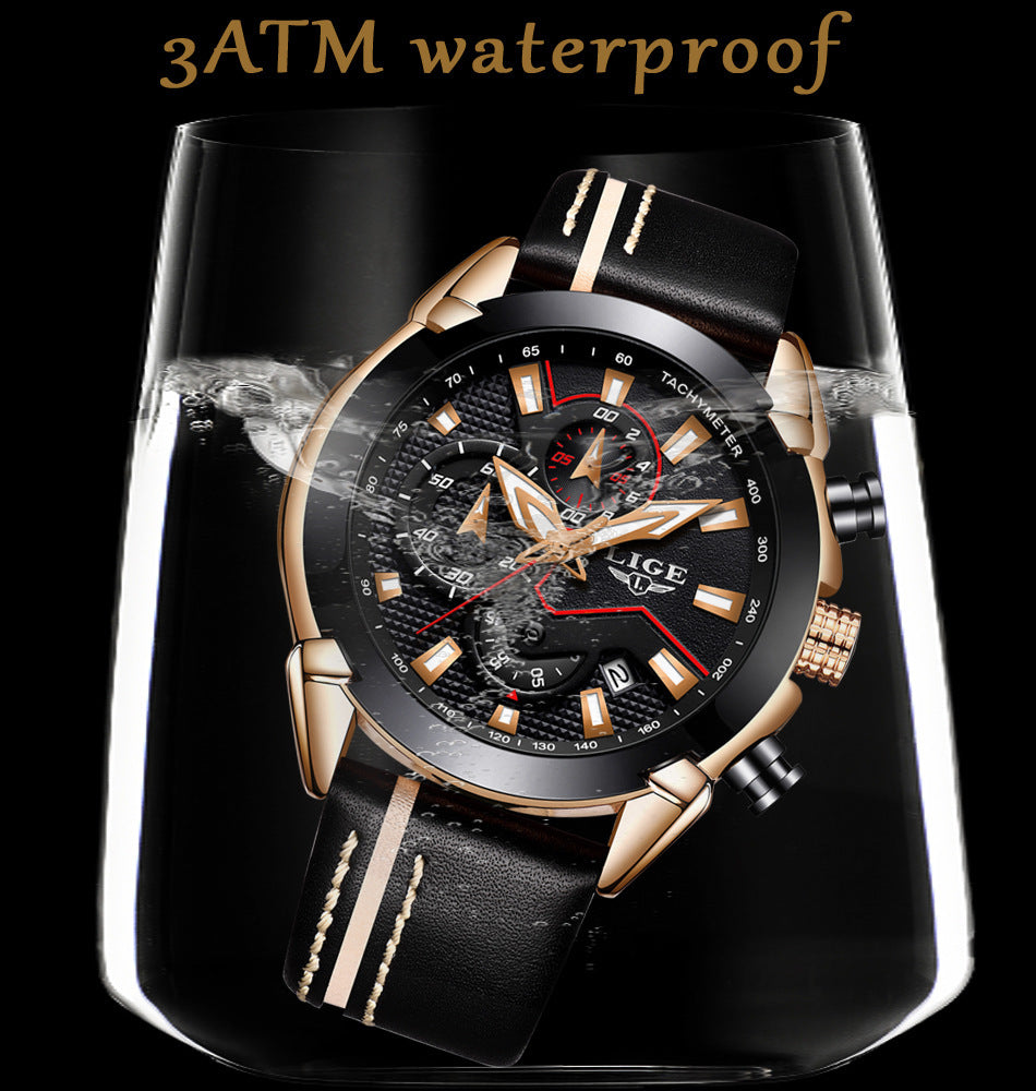Men's Multifunction Night Light Watch