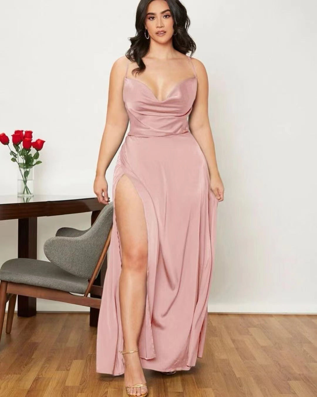 New Sexy Slimming Slim Fit Backless Waist-tight Dress