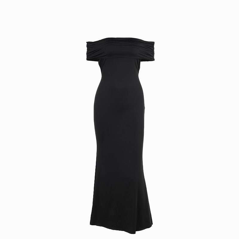 Elegant Sexy Backless Off-shoulder Dress Women