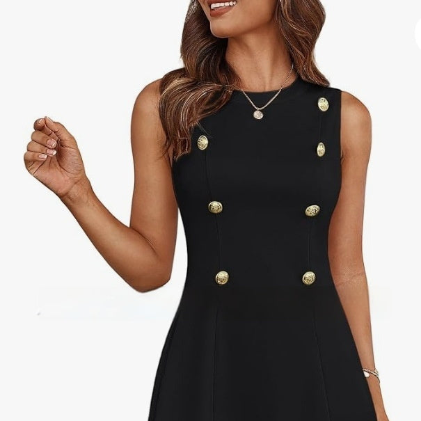 Women's Cocktail Mini Sleeveless Casual Dress