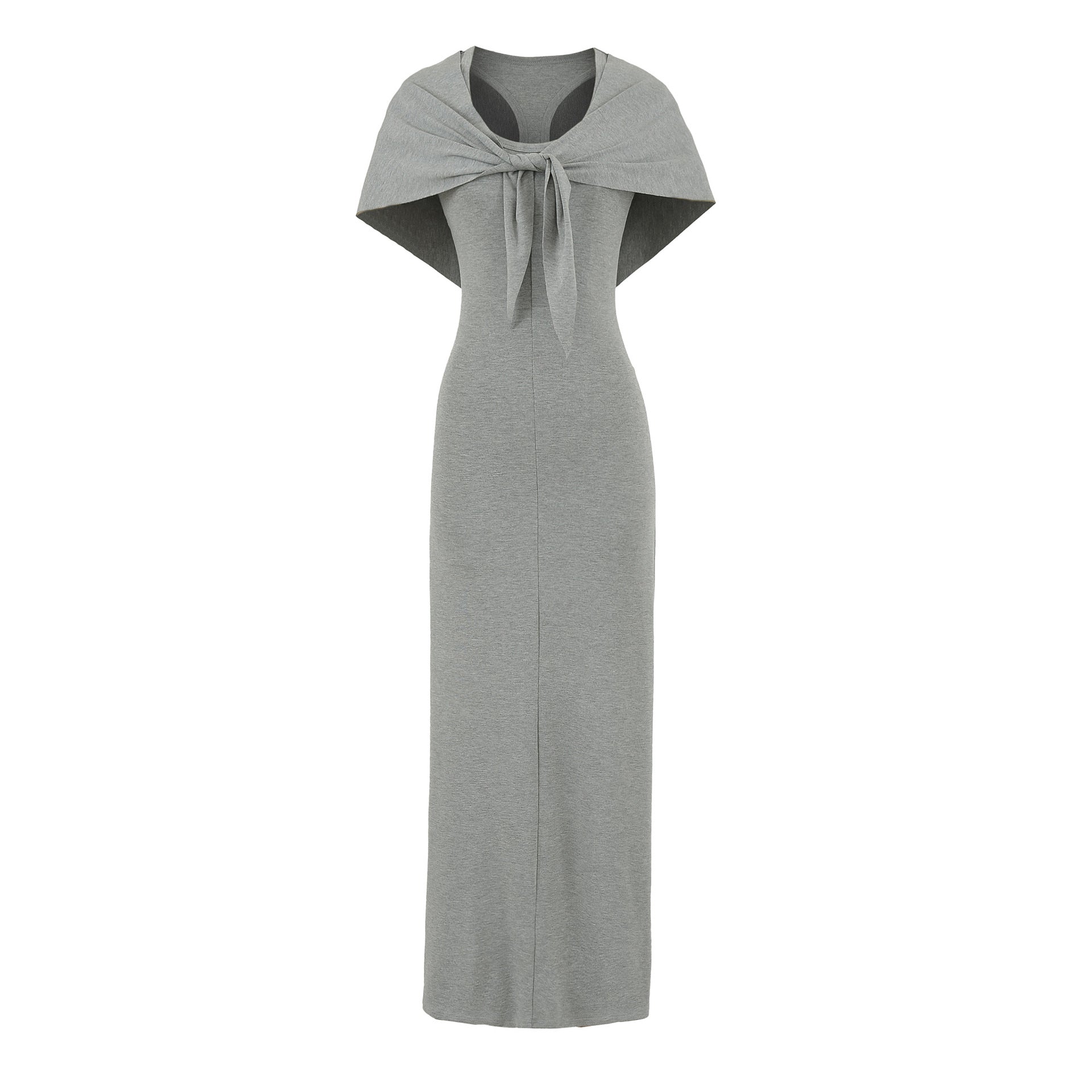 Sexy Wear V-neck Slim-fit I-shape Vest Dress