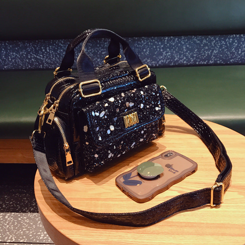 Large Capacity Versatile Portable Shoulder Bag Diamond Casual Women Bag