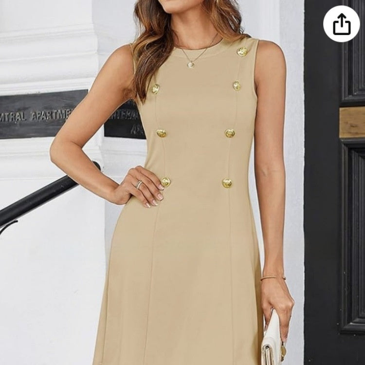Women's Cocktail Mini Sleeveless Casual Dress