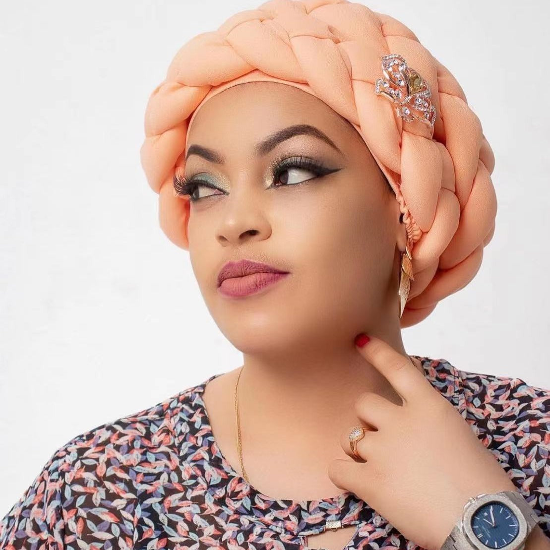 African Woven Hat Plus Accessories Toque